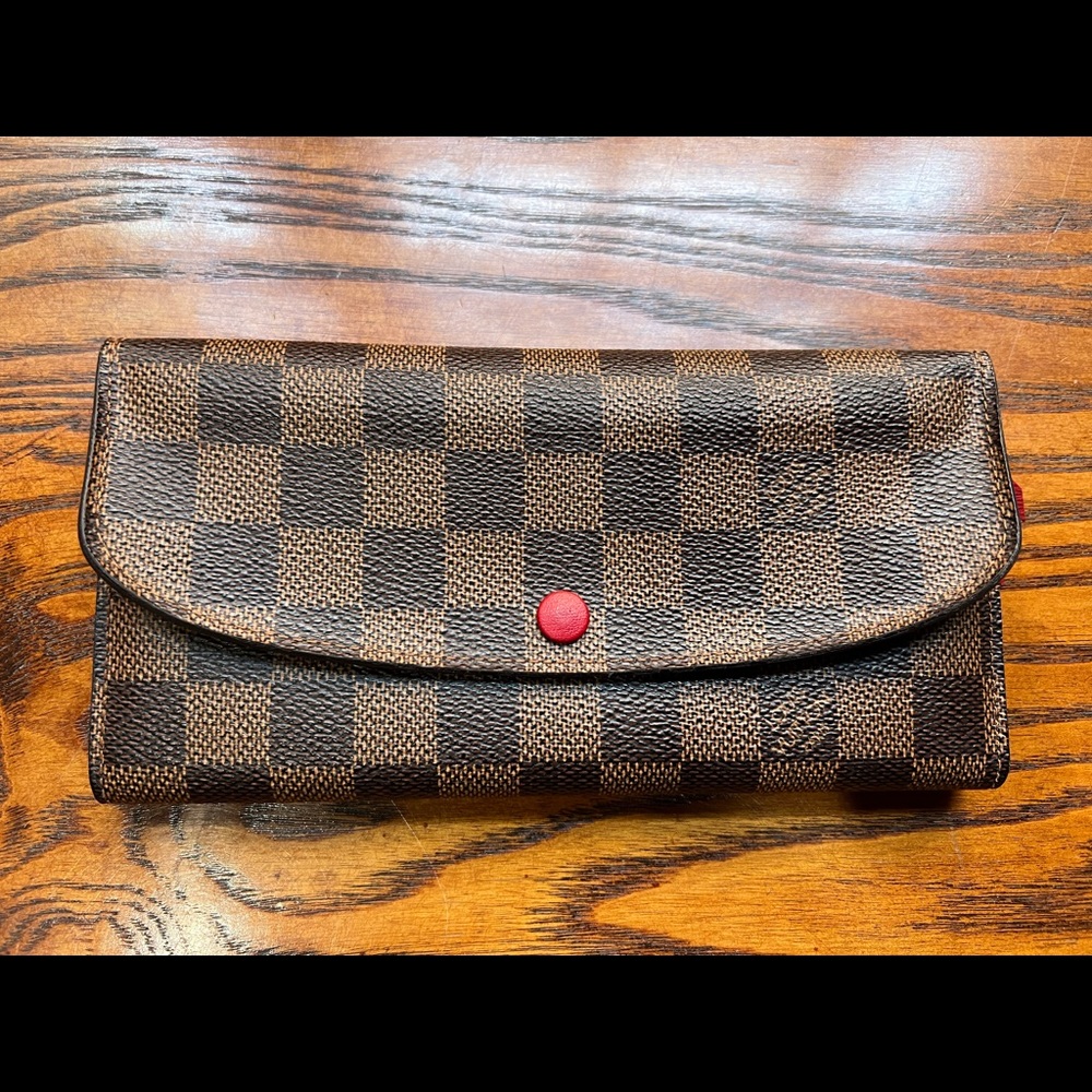 Louis Vuitton Damier Ebene Emilie Wallet
